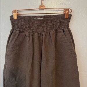 Emme Mama Linen Maternity Pants